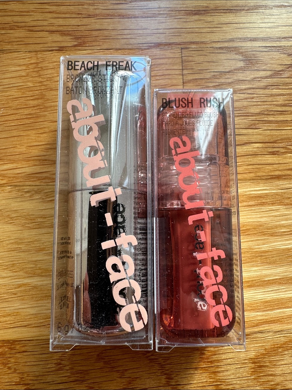 about-face Blush Rush & Beach Break Bronzer Duo — Pink & Brown
